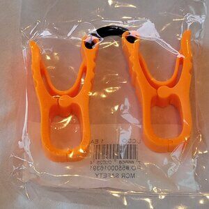 MCR Safety Orange Glove Clip SET OF 4 Holder Grabber Safety Attachers